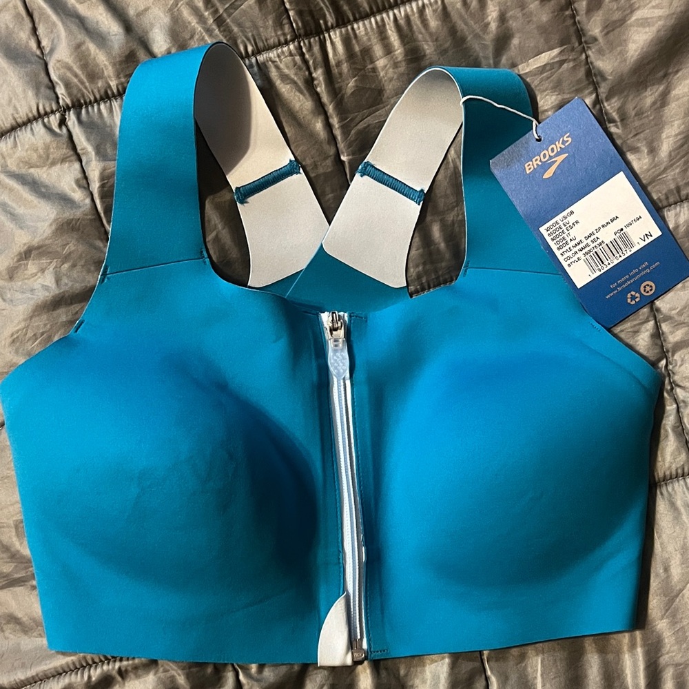Brooks Women's Dare Zip-Front Sports Bra 30DD/E